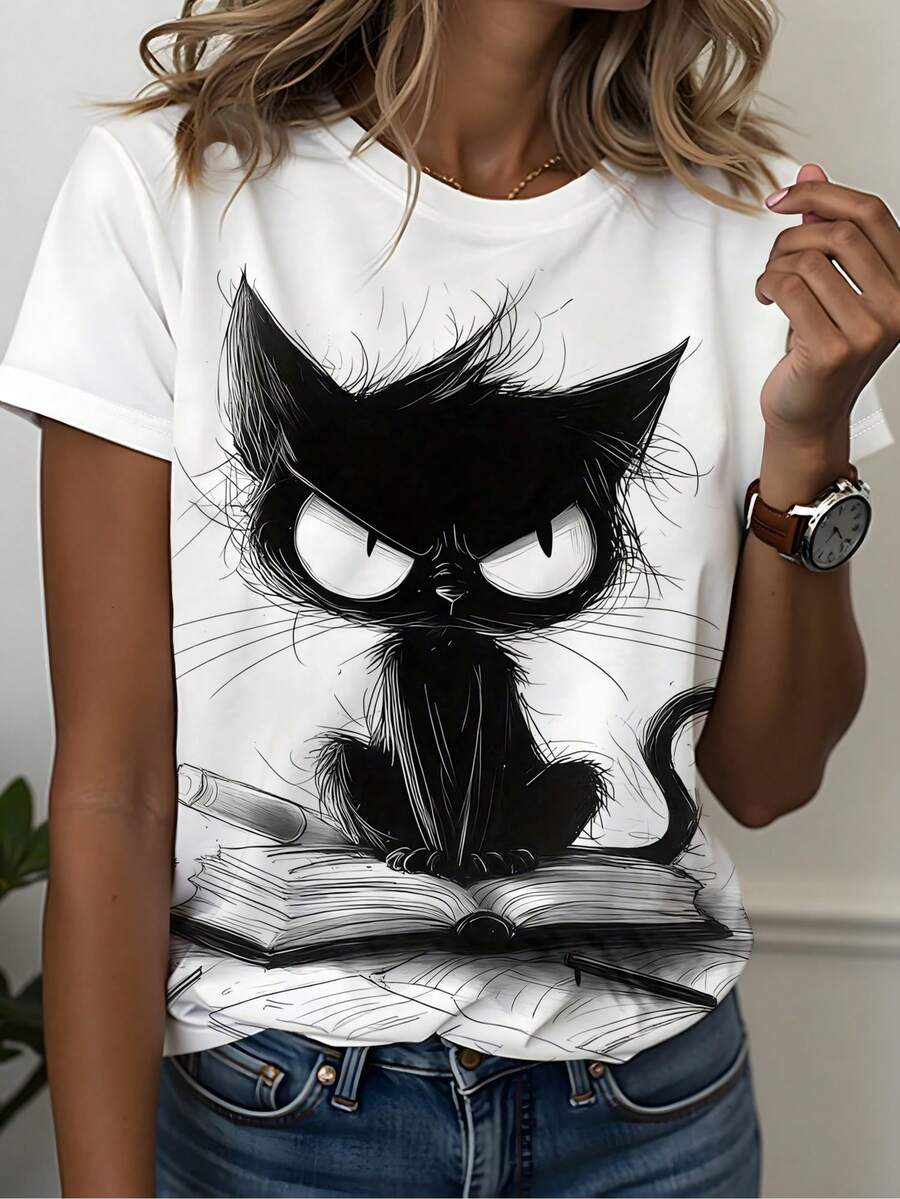 Plus Size T-Shirts - White - View 1