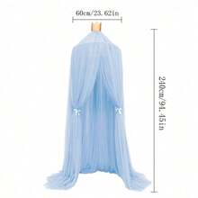 Baby Crib Protectors Hanging Mosquito Net Tent Kids Baby Bedding Dome Canopy Princess Bed Girl Room Decoration Bed Canopy Pest Love Valentine - Grey - View 2