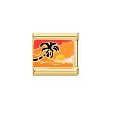 1件新款时尚优雅不锈钢模块化DIY首饰配件，包含多种色彩鲜艳的图案，如水果、草莓、爱心、樱桃等红色系图案，独特设计，男女皆宜，是理想的礼物之选。时尚百搭的配饰，可用于DIY精美首饰。 - 彩色 - 查看 15