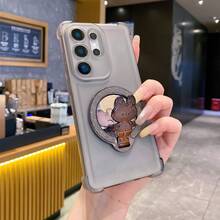 Ốp điện thoại chống sốc có túi khí, tương thích với Apple 6/7/8/X/XS/XR/11/12/13/14/15/16/16e, Galaxy S22/23/24/25/S24 FE/S25 EDGE, A04/05/06/A14/A15/A16/A24/A25/A34, Redmi Note 7/8/9/10/11/12/13, Redmi 9/10/12/13C, Honor X, HW, Realme C53 C55 - màu đen - Xem 2