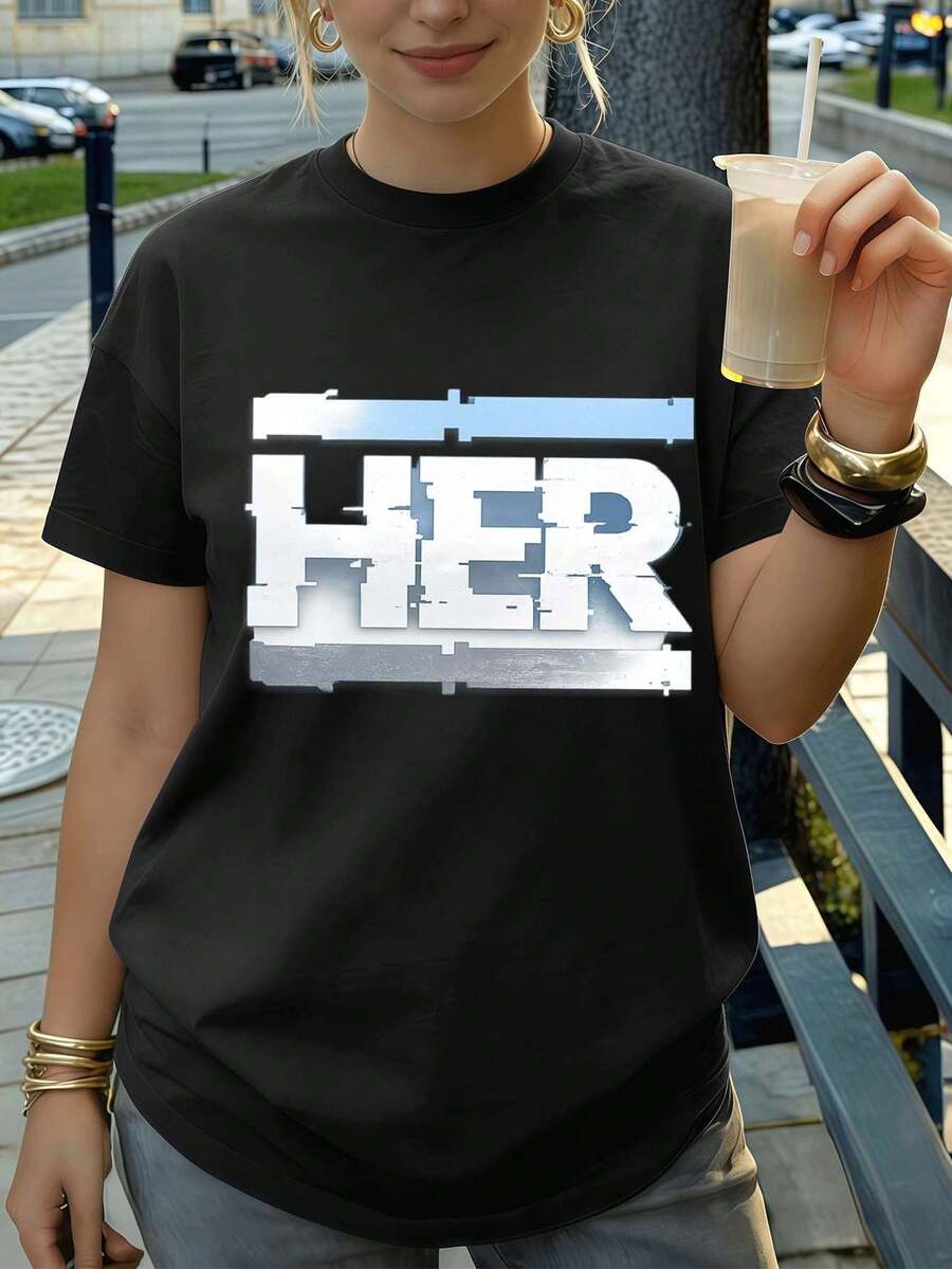 Women T-Shirts - Black - View 1