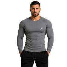 Kit Of 2 Thermal UV 50+ Base Layer Shirts/T-Shirts/Cool Mesh Shirts For Gym And Sports - 2 灰色 - 查看 3