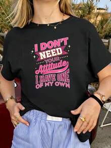 Women T-Shirts - Black - View 1