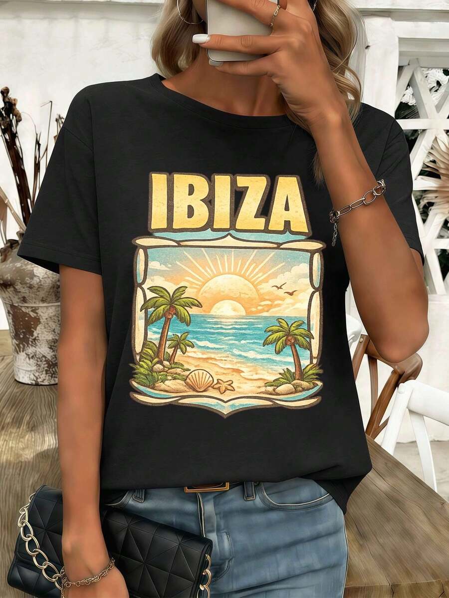 Women T-Shirts - Black - View 1
