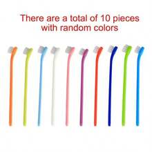1pc Single Head Pet Toothbrush, Cat Toothbrush For Oral Cleaning, Dog Care, Dog Toothbrush For Pet Use - Multicolor - View 8