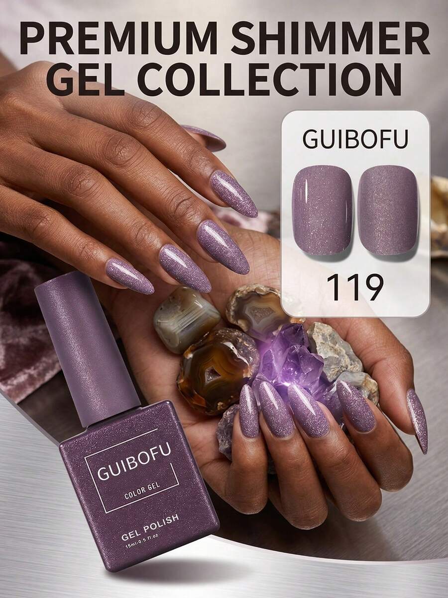 GUIBOFU Brand 1 Bottle #119 Gel Nail Polish