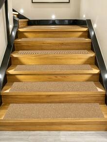 Small Diamond-Shaped Weaving Texture PatternNon-Slip Stair Tread Pads Runner Rugs,Aisle Runners, Suitable For Indoor Stair Safety, Designed For Steps, Featuring Non-Slip, Absorbent, Quiet Walking, Easy To Clean, Suitable For All Seasons,Available In Various Sizes,And Aesthetically  For Various Scenarios.Using 2D Digital Printing Technology Floor Mat, Suitable For Shopping Centers,  Patio ,Restaurants,  Bathrooms, Laundry Room, Stairwell Passage,CafesFor Floor Staircase Decoration.Suitable For Him/Her, Family Members, Boyfriend/Girlfriend, Father/Mother, Lover, Daughter/Son, Grandfather/Grandmother, Teacher, Doctor, Nurse, Friend, Classmate, Pet. Can Be Used As Birthday Gifts, Household , Wedding , Souvenirs, Daily , Anniversary, Valentine's Day, Thanksgiving, Graduation Season, Christmas, Halloween, Mother's Day, Father's Day, Wedding, New Year Gift Decorations Staircase Carpets. - Kiểu 1 - Xem 6