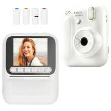 CCD Digital Camera,NEW 1080P Digital Camera For Photography Autofocus,Upgraded 48MP Digital Camera With 2.4" 180° Flip Screen,4X Zoom, Compact Travel Cameras For Beginners With 32GB Card,Compact Camera,A Great Gift For Boys & Girls,800mAh - Multicolor - View 27