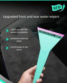 TOFAR Limpiador de Parabrisas de Coche con Largo, Raspador de Goma para Ventanas, Accesorios para Lavado de Coches - 1 unidad de escobilla de goma - Ver 6