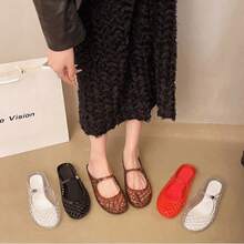 Summer Jelly Sandals For Women, Fashion Jelly Sandals Women, Casual Sandals For Women, Stylish Shoes For Women, Elegant High Heel Sandals, Soft Comfort Summer Shoes, Breathable Daily Outdoor Footwear, All-Match Womens Sandals, Lightweight Ladies Summer Footwear, Perfect Mother Gifts, Chic Casual Party Street Wear For Hot Summer Days - Đỏ - Xem 6