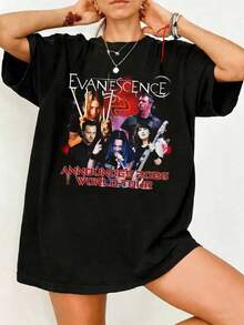 Women T-Shirts - Black - View 8