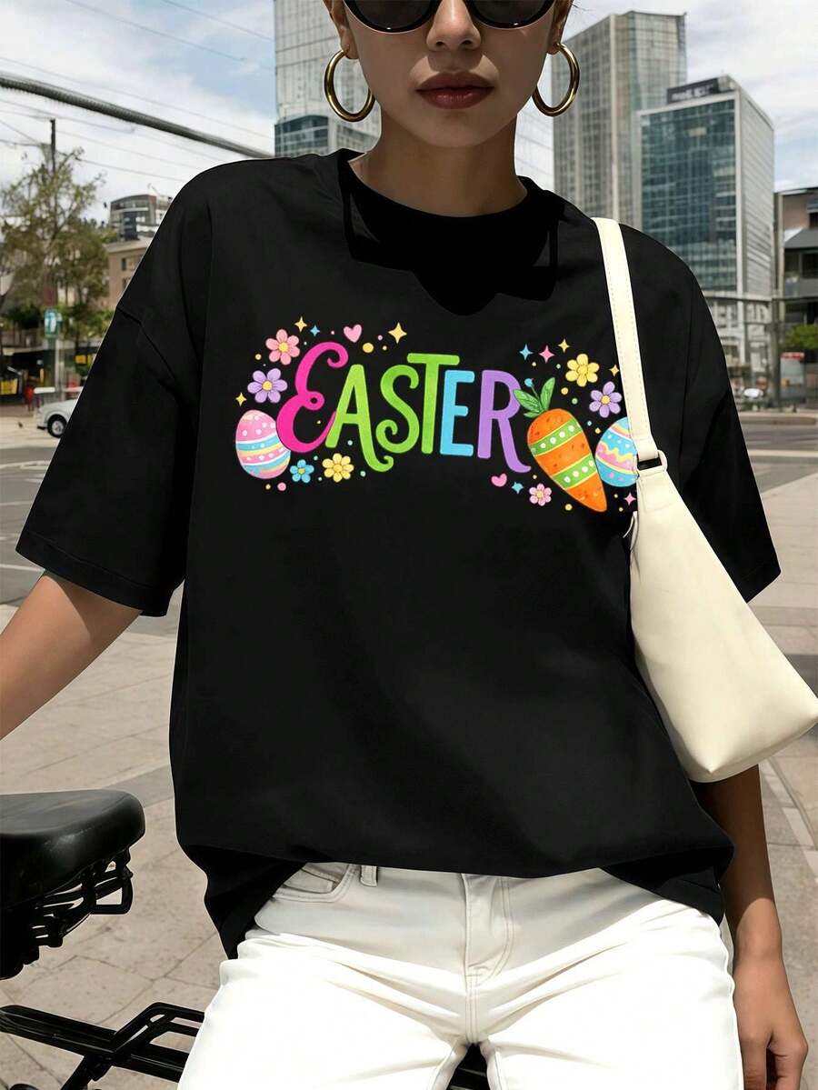 Women T-Shirts - Black - View 1