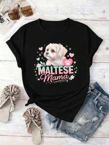 Women T-Shirts - Black - View 2