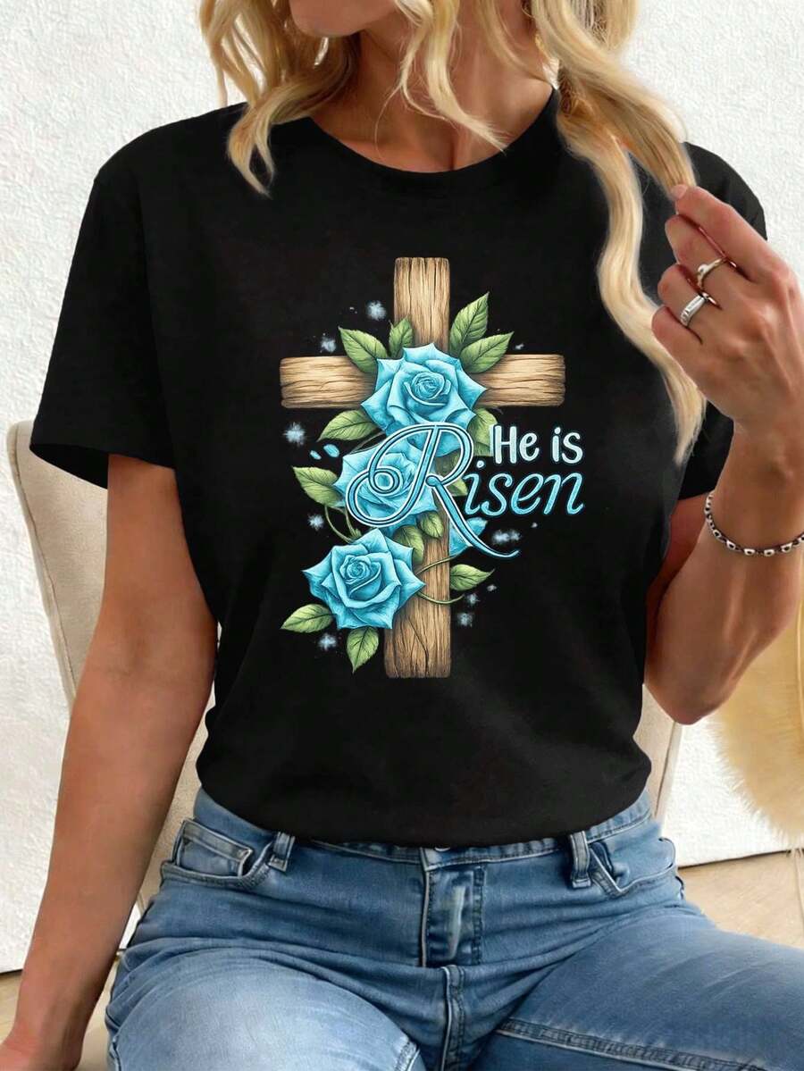 Women T-Shirts - Black - View 1