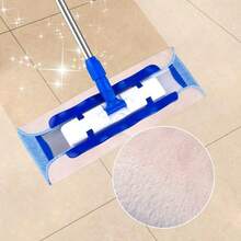 3 Pack Microfiber Mop Refills Compatible With MR. SIGA Professional Mop, 17.3x 9.4 Inch Reusable Flat Mop Pads Hardwood Floor Cleaning And Waxing, Dual-Sided Wet/Dry Mop Cloth - Bộ 3 cái - Xem 6