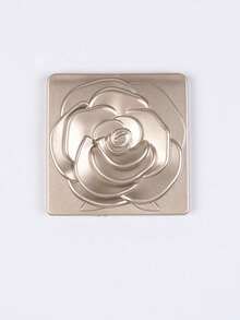 1pc Square Folding Makeup Mirror, Rose Carved Gradient Shell Design, Portable Rose Gold, Mini Makeup Mirror, Suitable For Party, Travel And School, Compact Pocket Small Makeup Mirror, Living Room, Home, Bedroom, Bathroom Universal - Multicolor - View 10