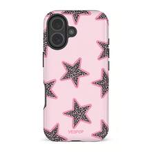 VESPOP Estuche de teléfono duro 2 en 1 brillante con patrón de estampado de leopardo rosa de moda, compatible con , 11/12/13/14/15/16/17 Pro Max, regalo de estuche de teléfono para parejas - Rosa - Ver 3