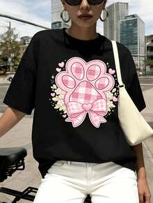 Women T-Shirts - Black - View 1