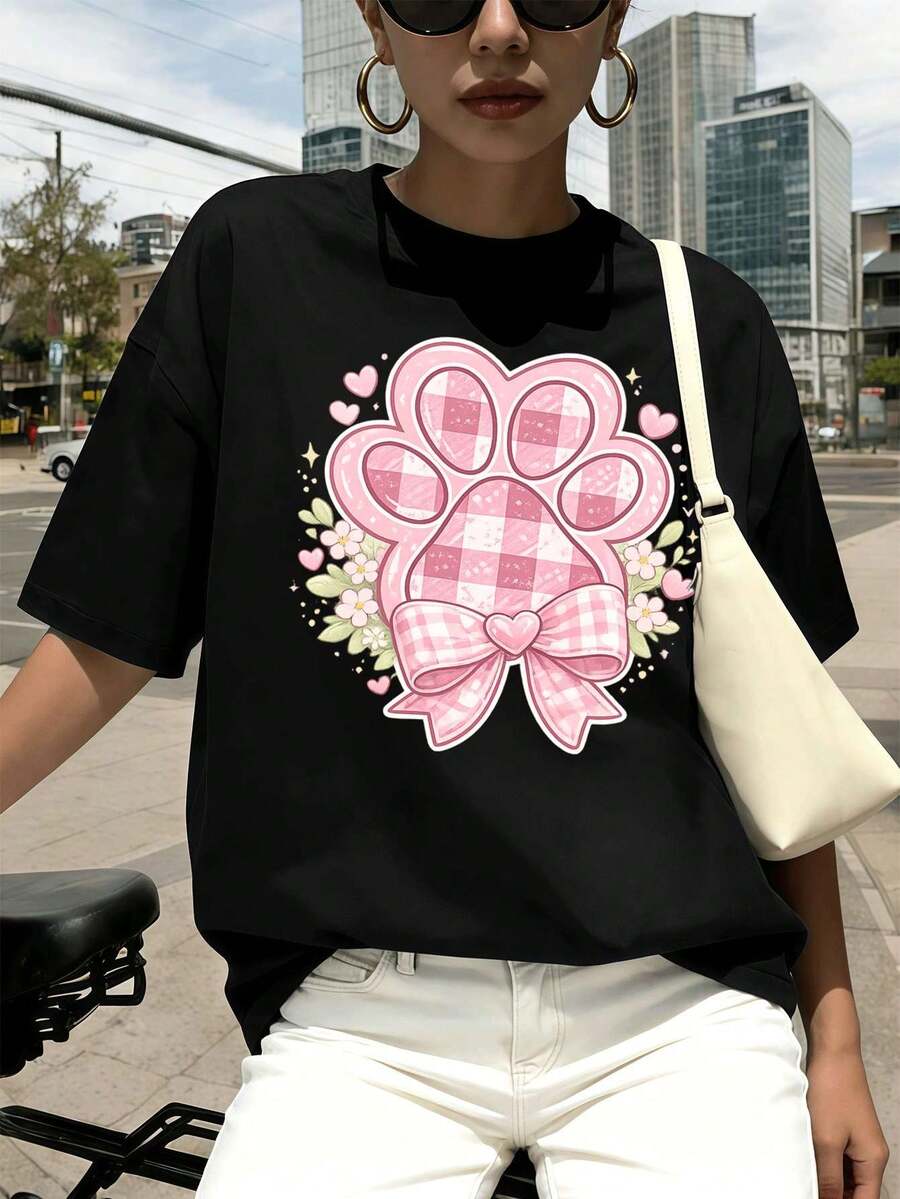 Women T-Shirts - Black - View 1