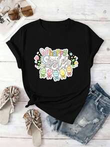 Women T-Shirts - Black - View 2