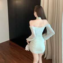Women Active Dresses - Cyan Will Be Shipped First. - View 8