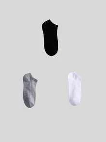 10 đôi tất thể thao cổ thấp, hỗ trợ nén, thoáng khí, dày dặn, không lộ viền, unisex - Nhiều màu - Xem 10