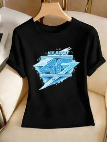 Women T-Shirts - Black - View 2