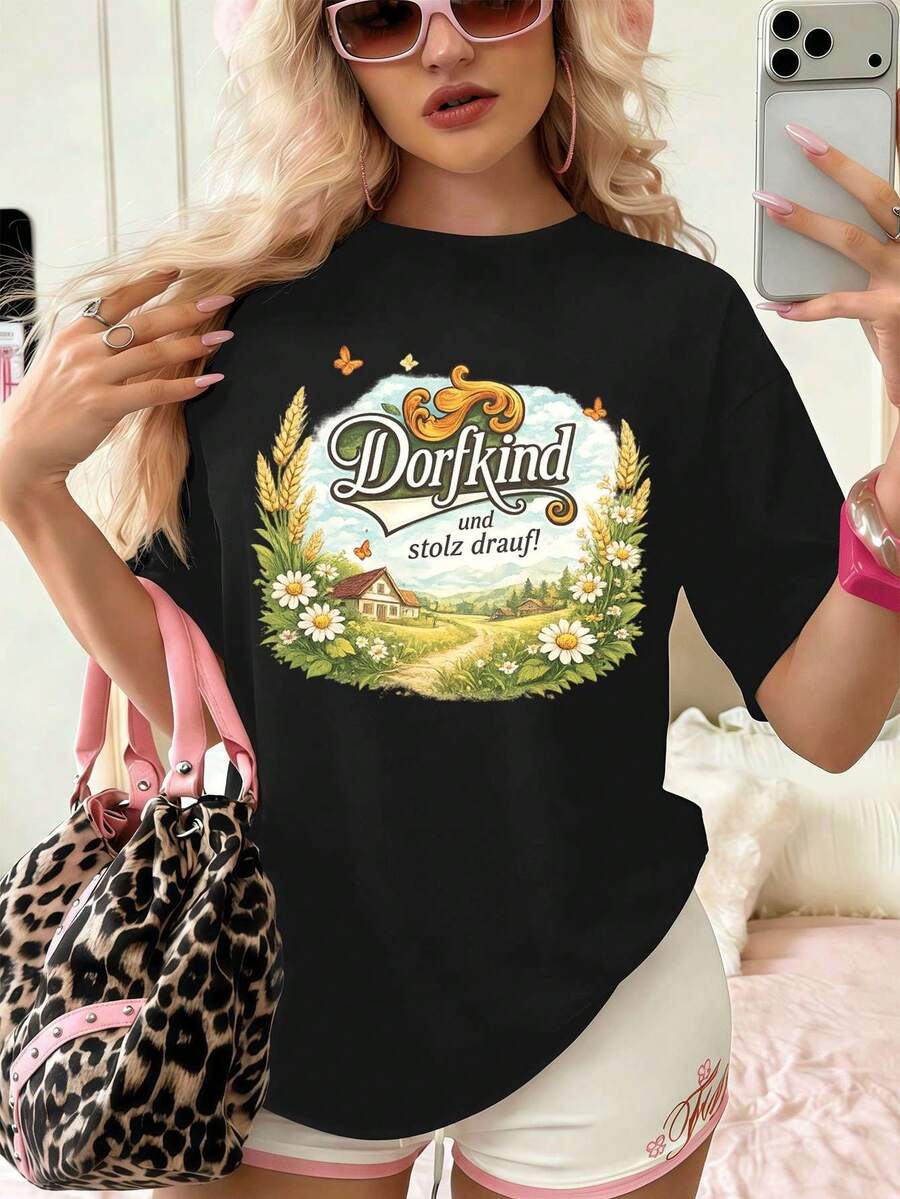 Women T-Shirts - Black - View 1