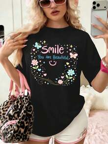 Women T-Shirts - Black - View 1