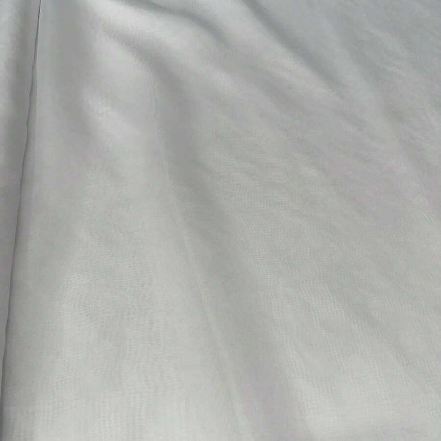 Plain Voile Fabric, Assorted Colors, 3.00m (Width), Curtains, Decoration - 白色的 - 查看 1