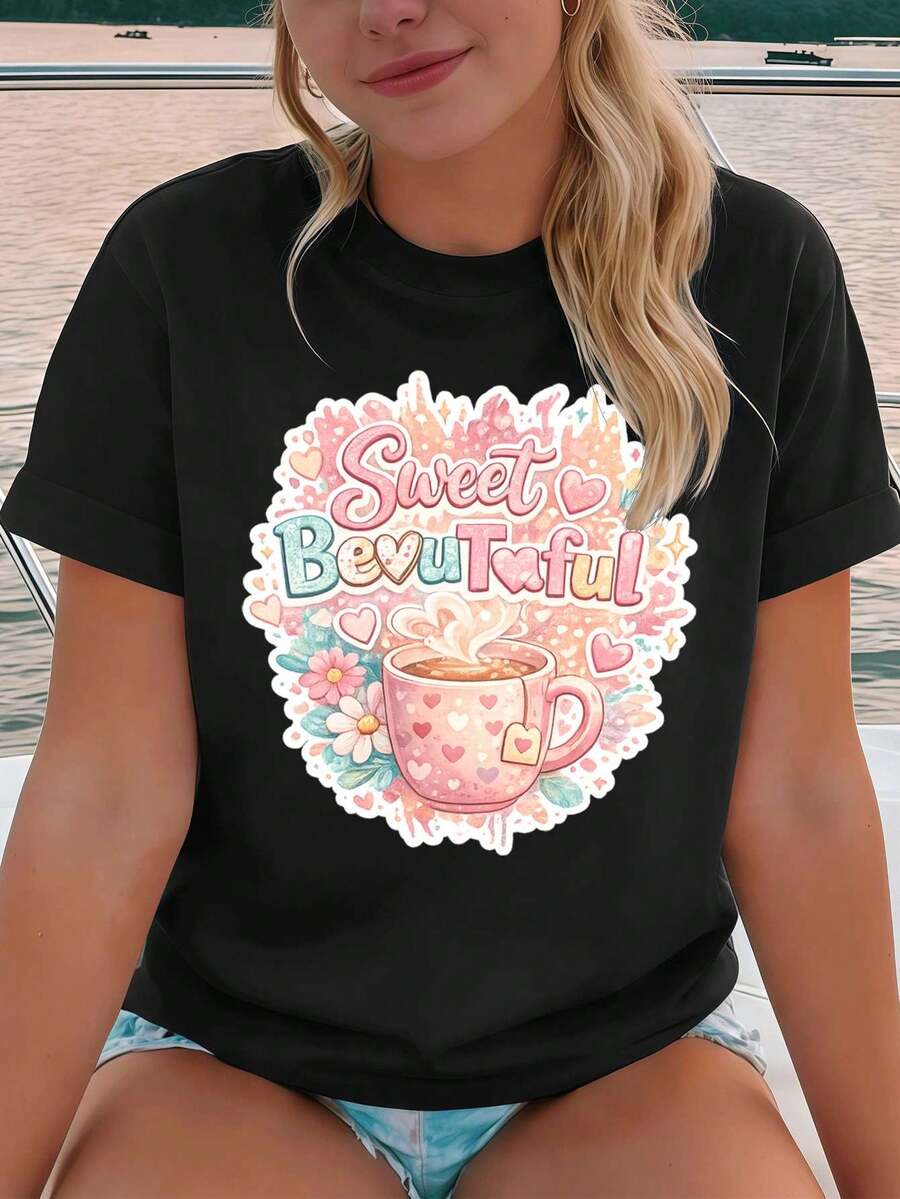 Women T-Shirts - Black - View 1