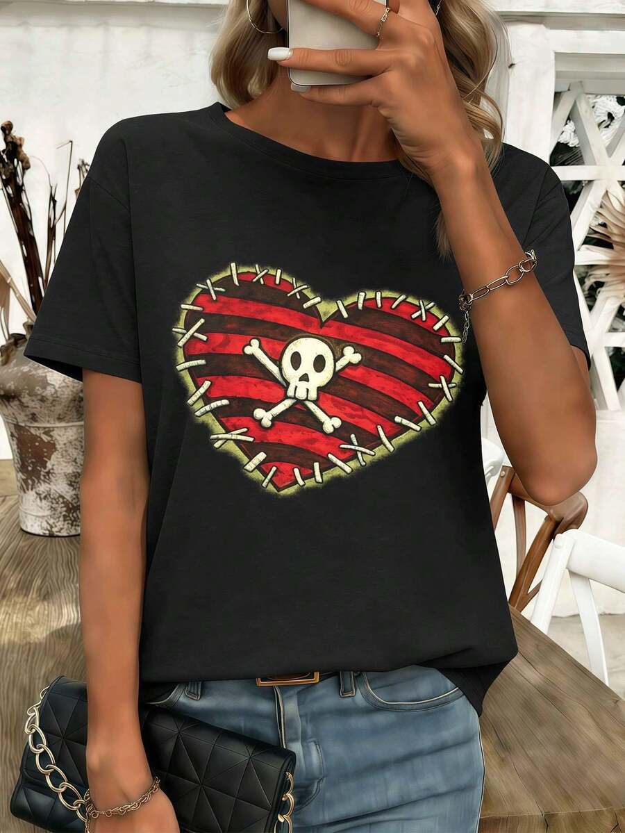 Women T-Shirts - Black - View 1