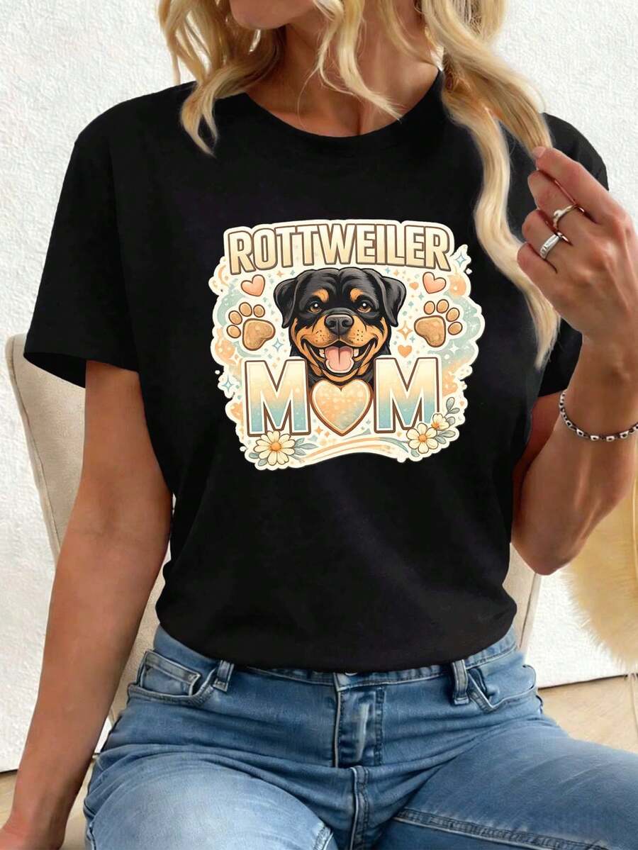 Women T-Shirts - Black - View 1