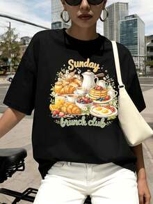 Women T-Shirts - Black - View 1