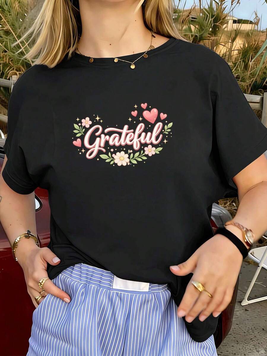 Women T-Shirts - Black - View 1