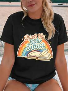 Women T-Shirts - Black - View 1