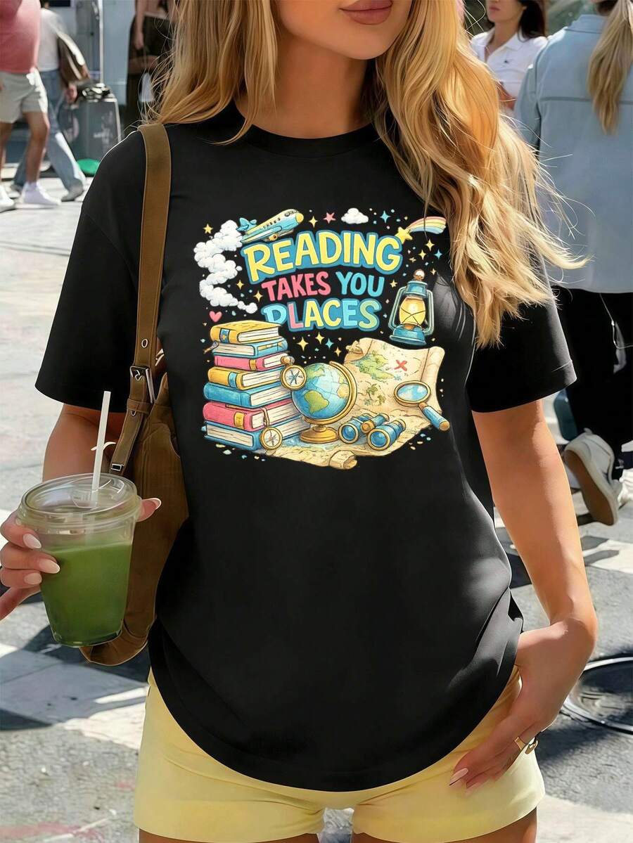 Women T-Shirts - Black - View 1