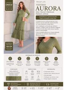 Elegant Women's Midi Knit Dress With Long Sleeves And Lace, Mermaid Style, Ideal For Winter Parties, Shapes The Body. - 沙 - 查看 11