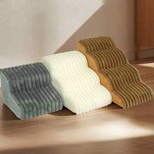 Dog Stairs Suitable For Small Dogs And Cats, Pet Stairs Ramp For Bed And Sofa - Grey - View 7