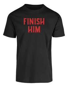 Playera Finish Him - Negro - Ver 3