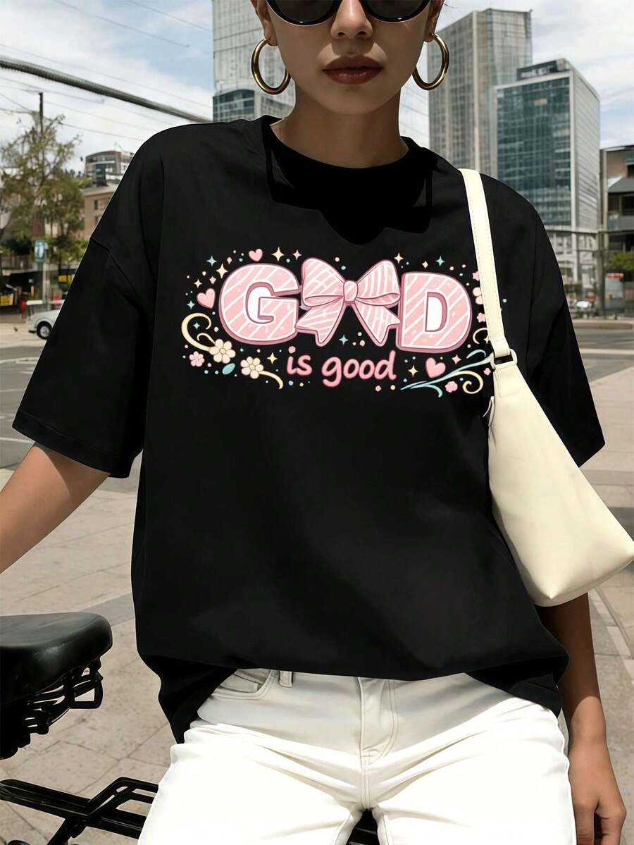 Women T-Shirts - Black - View 1