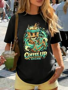 Women T-Shirts - Black - View 1