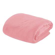 Microfiber Blanket Throw 2.40m X 2.00m Sofa Decoration For Couples - 淺粉色 - 查看 2
