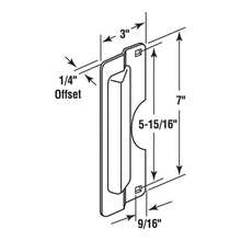 U 9501 Guard Plate Cover U2013 Protect Against Forced Entry, Easy To Install On Out - Swinging Doors U2013 Bronze Single Pack - 3 inch x 7 inch + Đồng + Vỏ bọc - Xem 3