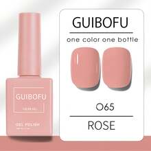Brand GUIBOFU 1pc No.065 Gel Nail Polish - Watermelon Pink - View 13