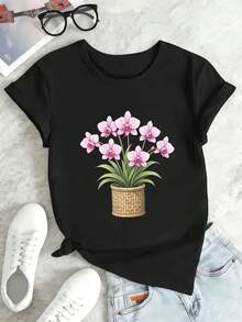 Women T-Shirts - Black - View 2