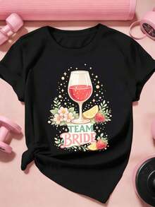 Women T-Shirts - Black - View 2
