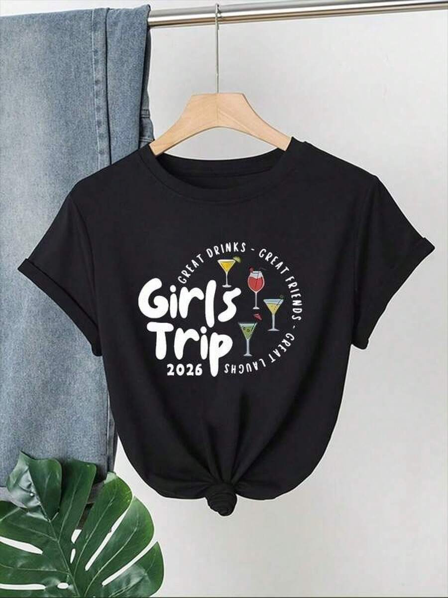 Women T-Shirts - Black - View 1