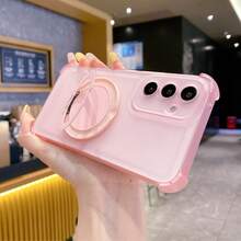 Ốp điện thoại kèm giá đỡ và dây đeo cổ tay, tương thích với iPhone 17 Pro Max, 16 Pro Max, 15 Pro Max, 14 Pro Max, 13 Pro Max, 12 Pro Max, 11 Pro Max, XS Max, 7/8 Plus, S26, 2524321u, Honor. - Hồng - Xem 4