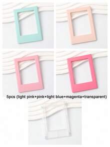 10pcs Magnetic Photo Frame Set - 2x3 Inch Mini Frames, Refrigerator Magnet/Wallet Size, Suitable For Home And Office Decor | Refrigerator Magnets, Mini Frames, Photo Frames, Mini Photo Frames, Wallet Size Frames, Instant Camera 3 Inch Magnetic Frames, DIY Creative Magnetic Stickers, Small Magnetic Frames, Refrigerator Magnets, Mini Frames, Home Decor, Household Items - A - View 18